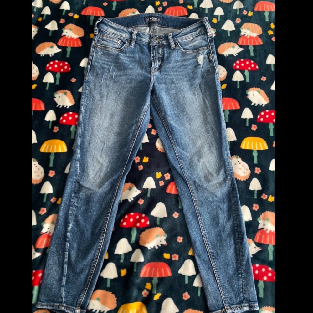 Silver jeans